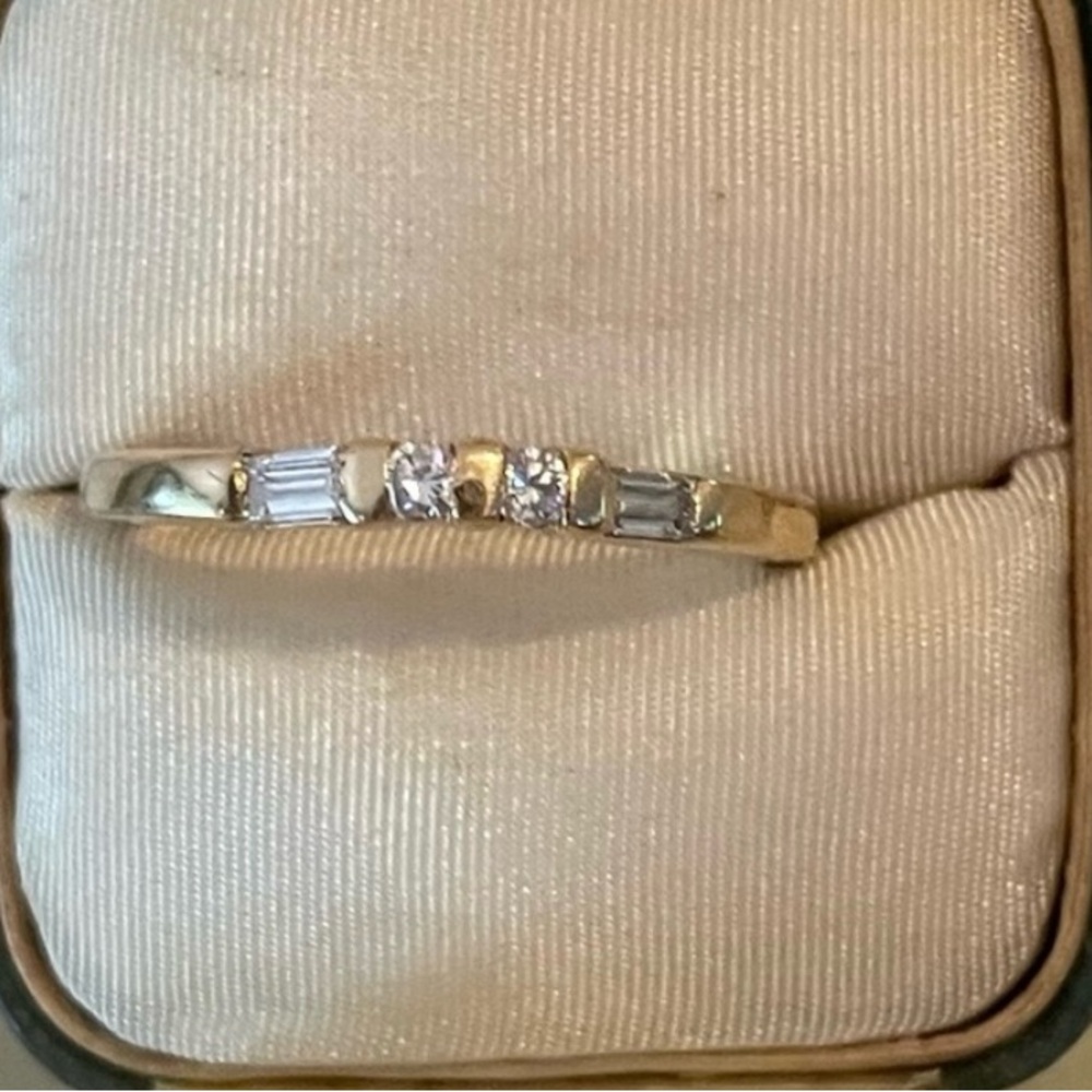 Natural Diamonds and 14k Ring - Picture 2 of 7